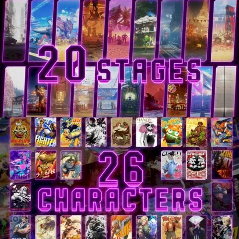 20 STAGES26CHARACTERS