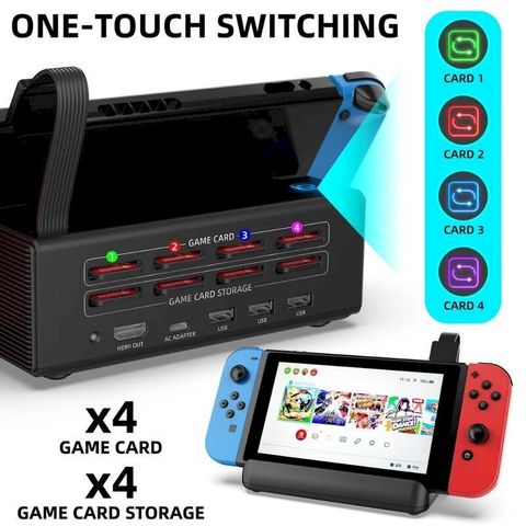 亞馬遜 熱銷全新升級進階款! NS Switch 遊戲切換器+電視輸出底座