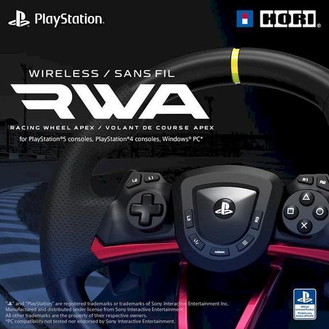 HORI 無線賽車方向盤 For PS5/PS4/PC SPF-022