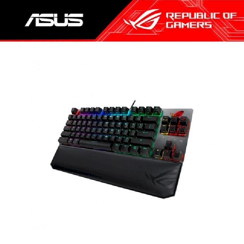  【ASUS華碩】ROG Strix Scope TKL Deluxe 電競鍵盤 青軸