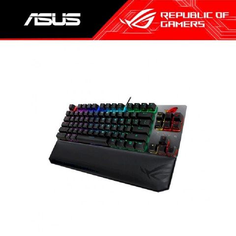 【ASUS華碩】ROG Strix Scope TKL Deluxe 電競鍵盤 青軸