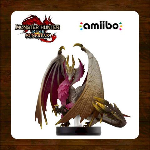 Switch Amiibo 公仔 魔物獵人 崛起：破曉系列 爵銀龍 台灣公司貨