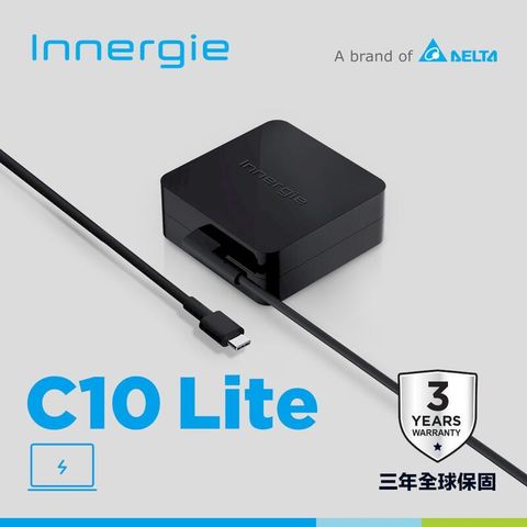 DELTA 台達電子 台達 Innergie C10 Lite 100瓦 USB-C筆電充電器(無塑包裝)