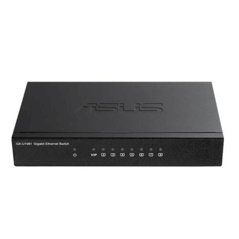 【ASUS華碩】GX-U1081 8埠 Gigabit 超節能網路交換器AS0675