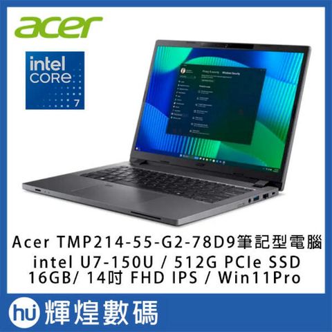 Acer TravelMate P2 TMP214 14吋商務筆電 C7-150U/16G/512GB/Win11P