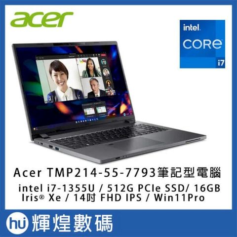 ACER TravelMate TMP214 i7-1355U/16GB/512GB/Win11Pro