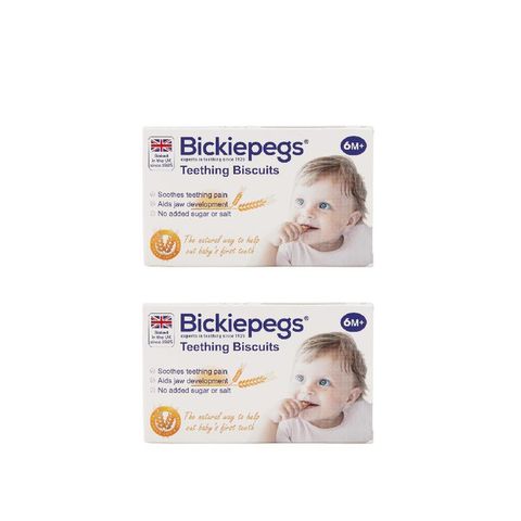 【英國 Bickiepegs】寶寶磨牙棒2入組 (38g)