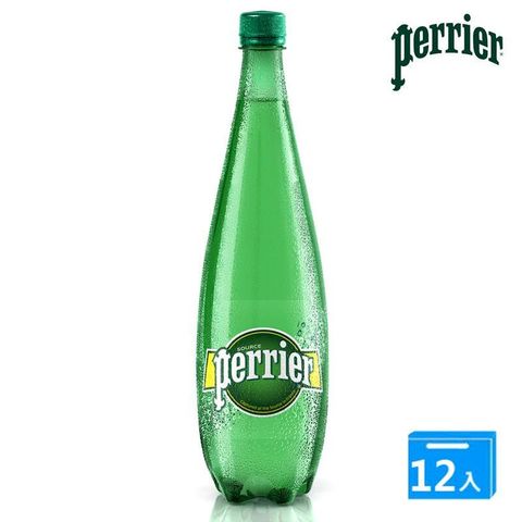 沛綠雅Perrier天然氣泡礦泉水(苗條瓶)1000ml x12瓶