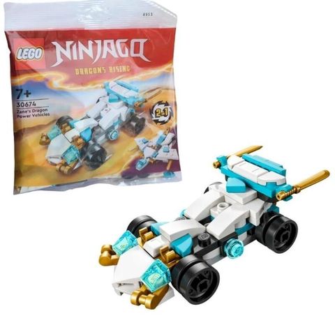 袋裝 LEGO 30674 Zane's Dragon Power Vehicles