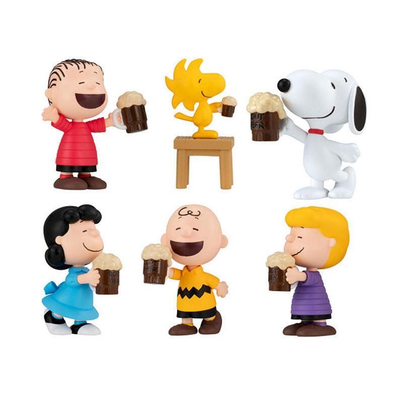  【 日本 萬代 BANDAI 】 PEANUTS Snoopy 史努比 慶祝乾杯 公仔扭蛋