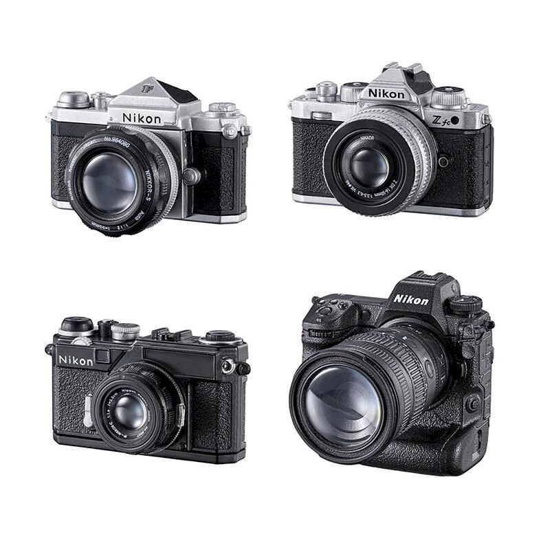  【日本 萬代 BANDAI 】 Nikon 迷你相機模型 轉蛋 扭蛋 Nikon SP / Z9 / Nikon F