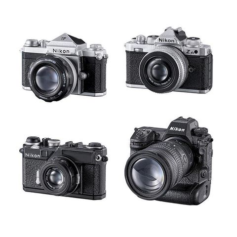 【日本 萬代 BANDAI 】 Nikon 迷你相機模型 轉蛋 扭蛋 Nikon SP / Z9 / Nikon F