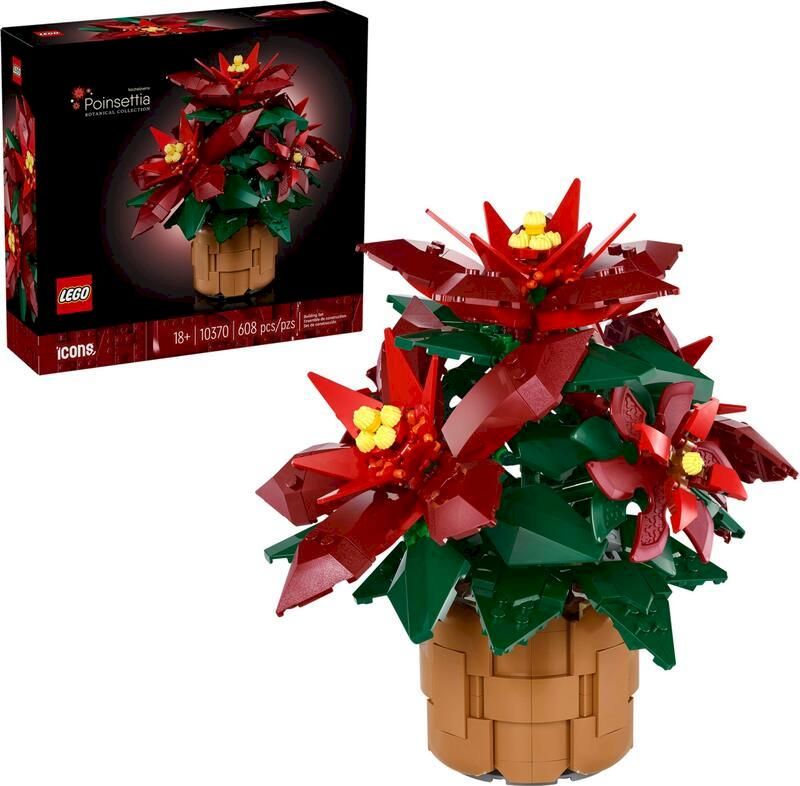  LEGO 10370 Botanicals-聖誕紅