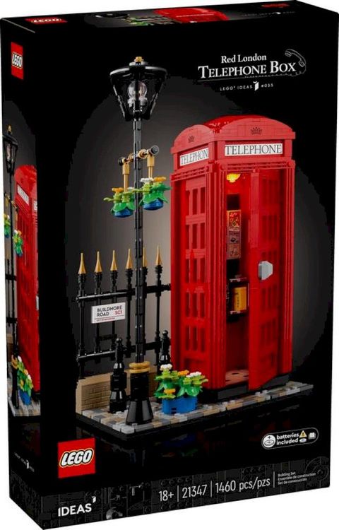 LEGO 樂高 LEGO 21347 Ideas-Red London Telephone 倫敦電話亭