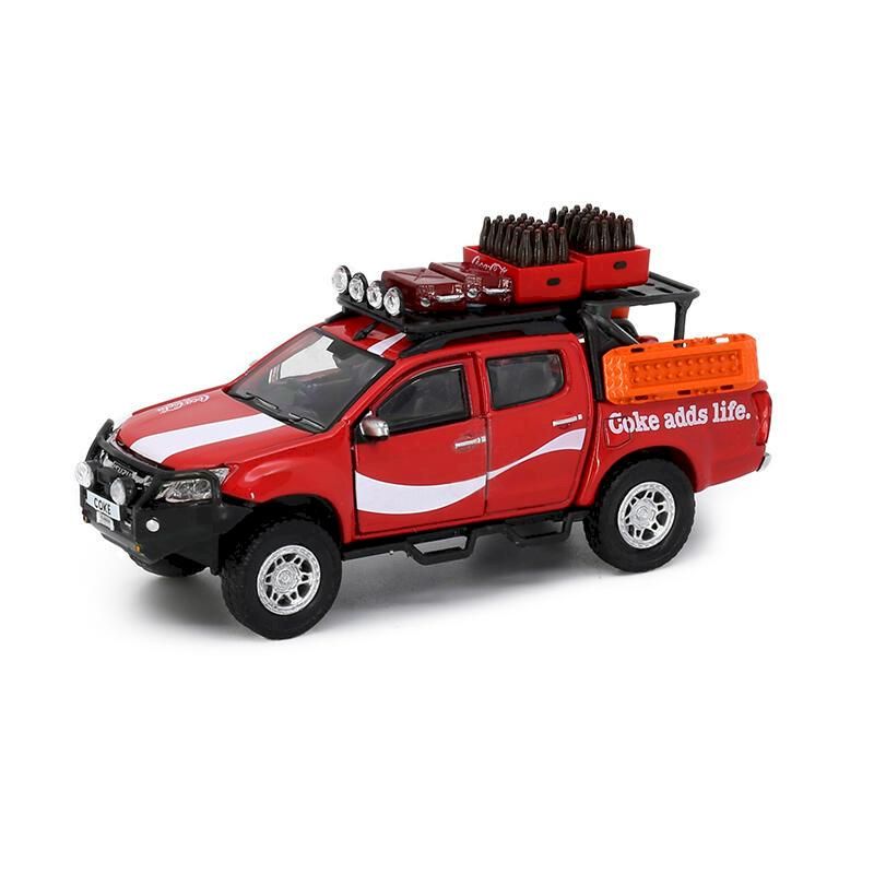  【Tiny City】ISUZU D-MAX Coca-Cola 1/64可口可樂合金汽車模型