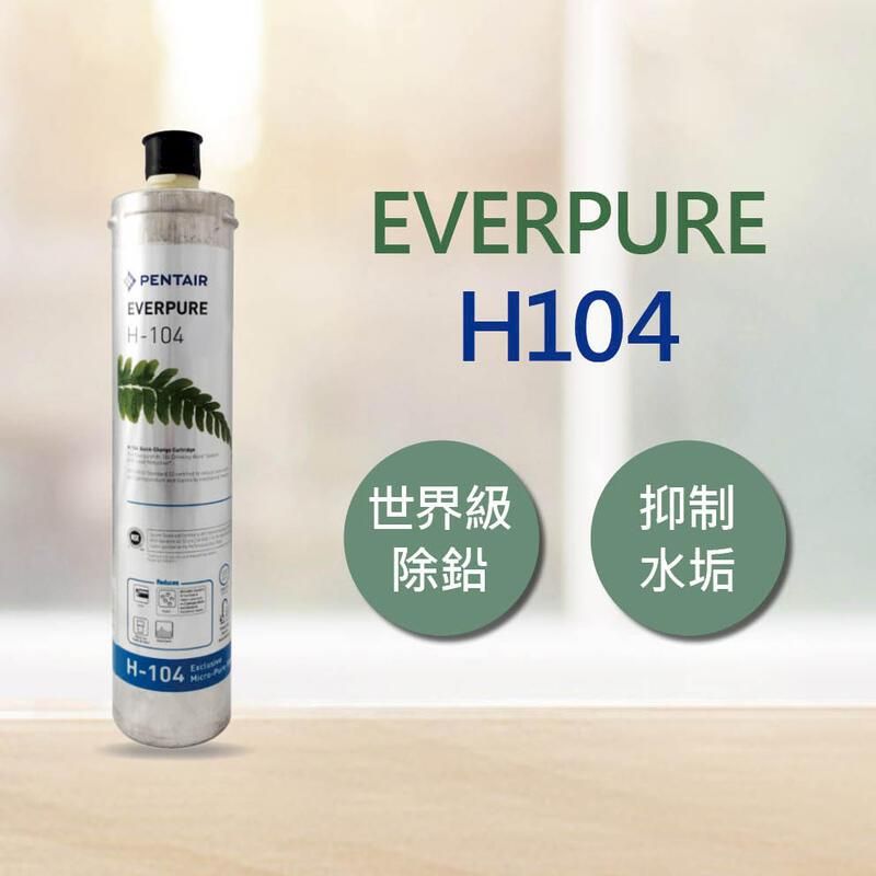  EVERPURE H104 強效抑垢型 濾心 平行輸入 (DIY更換)