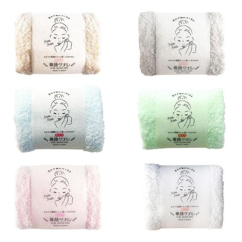 【日本津OBORO TOWEL】日本製洗臉專用毛巾(5色可選) 洗臉巾