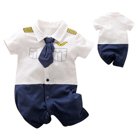 【Mesenfants】短袖連身衣 造型包屁衣 嬰兒服 童裝 機長款