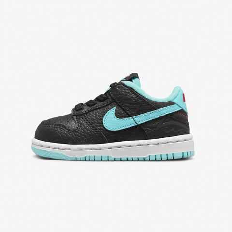 NIKE 耐吉 Nike 休閒鞋 Dunk Low SE TDV 童鞋 小童 黑 藍 學步鞋(DH9760-001)