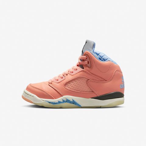 NIKE 耐吉 休閒鞋 小童 幼童 Jordan 5 Retro DJ Khaled 橘(DV4981-641)