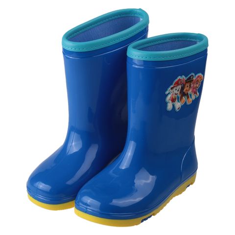 《布布童鞋》汪汪隊夥伴大集合藍色兒童輕便雨鞋(16~19公分) [ A3Q708B ]