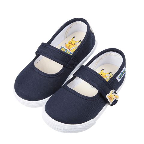 《布布童鞋》寶可夢皮卡丘藍色兒童休閒鞋室內鞋(16~21公分) [ A3N310B ]