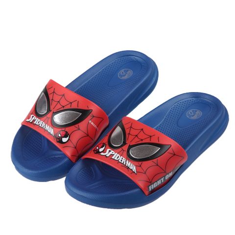 《布布童鞋》Marvel蜘蛛人亮眼紅藍輕量兒童拖鞋(18~22公分) [ B3V046A ]