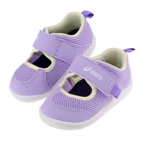 《布布童鞋》asics亞瑟士AMPHIBIAN薰衣草紫色寶寶機能學步鞋(13~16公分) [ J3E229F ]