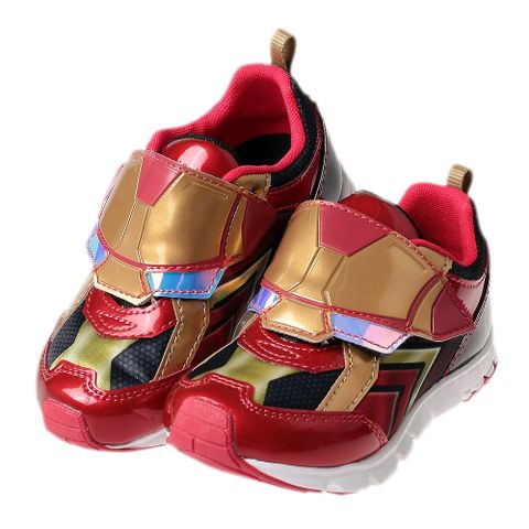 《布布童鞋》Moonstar日本漫威聯名鋼鐵人復刻紅金兒童機能運動鞋(16~19公分) [ I3E133A ]