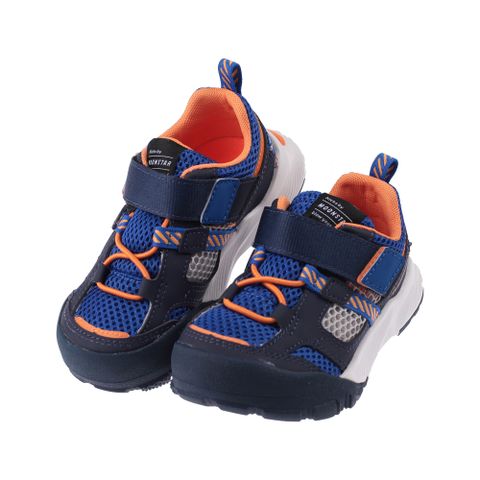《布布童鞋》Moonstar日本CN系列藍色兒童機能滑步車鞋(16~20公分) [ I3H055B ]