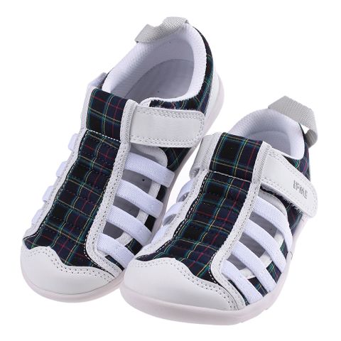 《布布童鞋》日本IFME極簡播洲織白色中童機能水涼鞋(15~19公分) [ P3H712M ]