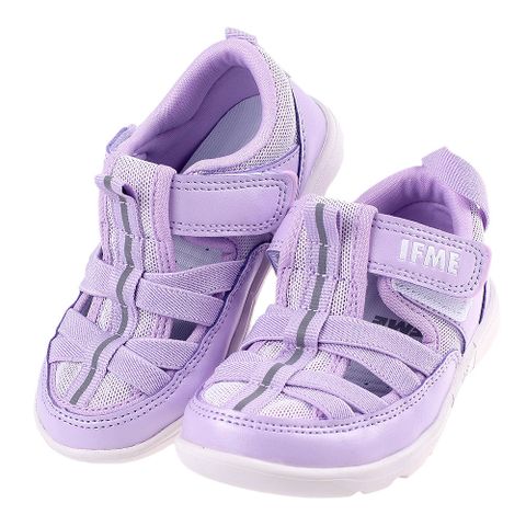 《布布童鞋》日本IFME極簡紫色中童機能水涼鞋(15~19公分) [ P3K602F ]
