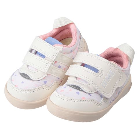 《布布童鞋》日本IFME滿天心米色寶寶機能學步鞋(12~14.5公分) [ P3N403W ]