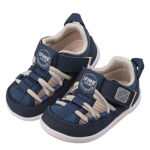 《布布童鞋》日本IFME個性海軍藍寶寶機能水涼鞋(12.5~15公分) [ P4A401B ]