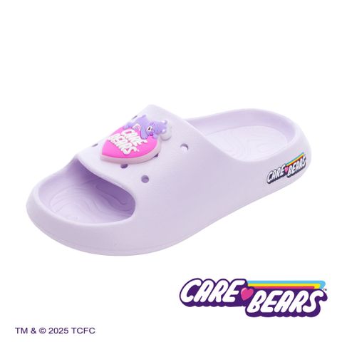 【CareBears】彩虹熊 童鞋 輕量拖鞋 粉紫/CBKS59917