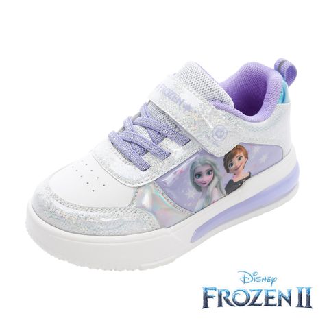 frozen 冰雪奇緣 【Disney 迪士尼】冰雪奇緣 童鞋 輕量電燈運動鞋 白紫/FNKX41129