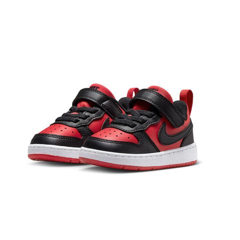 童鞋 Court Borough Low Recraft TD 小童 學步鞋 黑 紅 皮革 親子鞋 DV5458-600