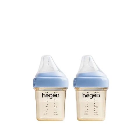 Hegen 金色奇蹟PPSU多功能方圓型寬口奶瓶 150ml 雙瓶組