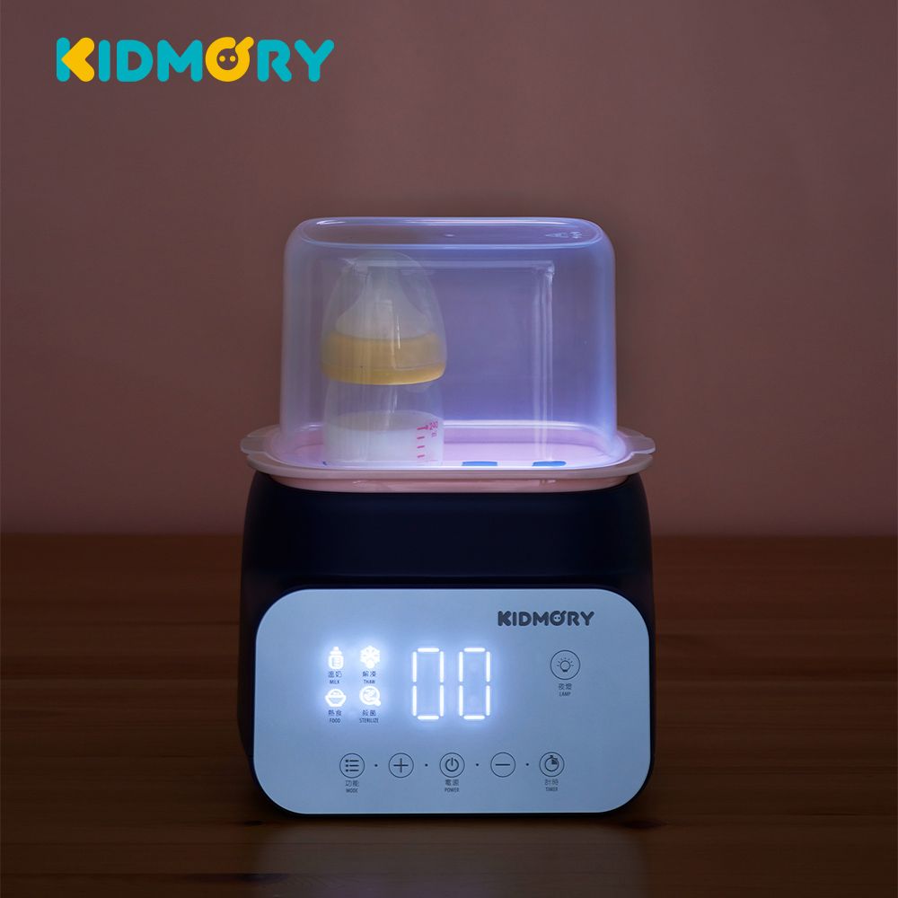 KIDMORY 智能高效消毒烘乾鍋 + 四合一智能溫奶器 超值組