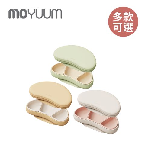 MOYUUM 韓國 白金矽膠吸盤式組合餐盤組-可頌系列-多款可選