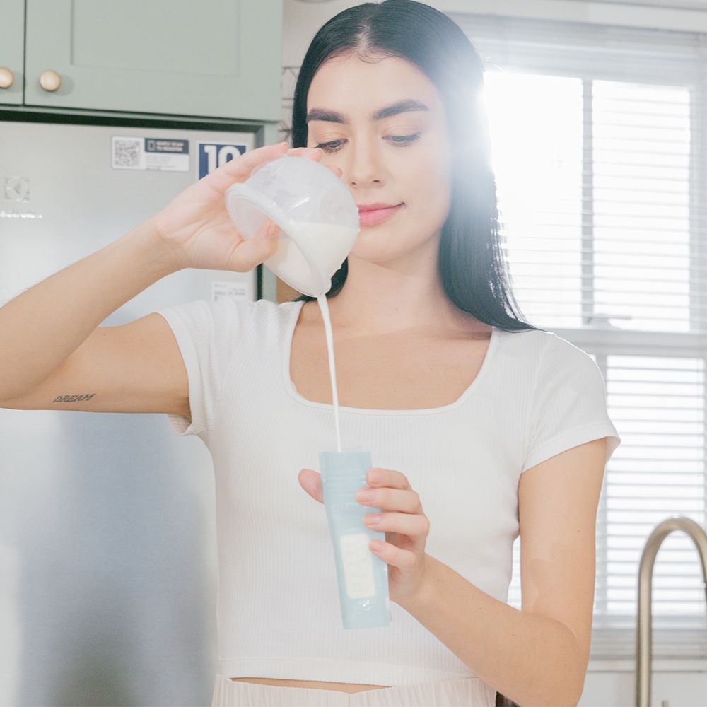 MOOIMOM 沐伊孕哺 哺乳舒緩收納組(免手持電動吸乳器標準版pro+優雅哺乳收納組+高麗菜舒緩胸膜)