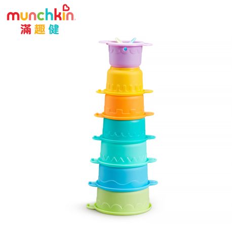 munchkin 滿趣健 -毛毛蟲疊疊樂洗澡玩具