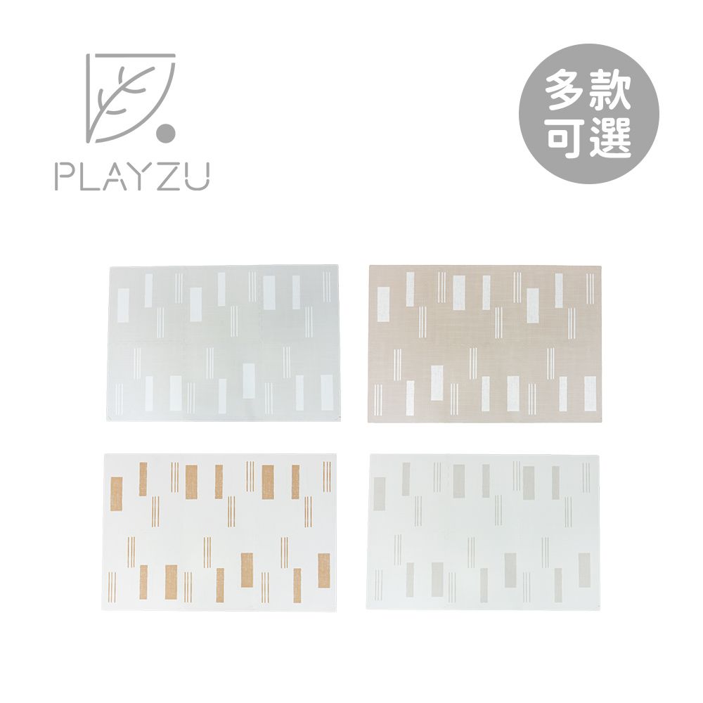  PLAYZU 歐美設計無毒巧拼地墊 北歐風系列(58x58x1.2cm) 6入組-多款可選