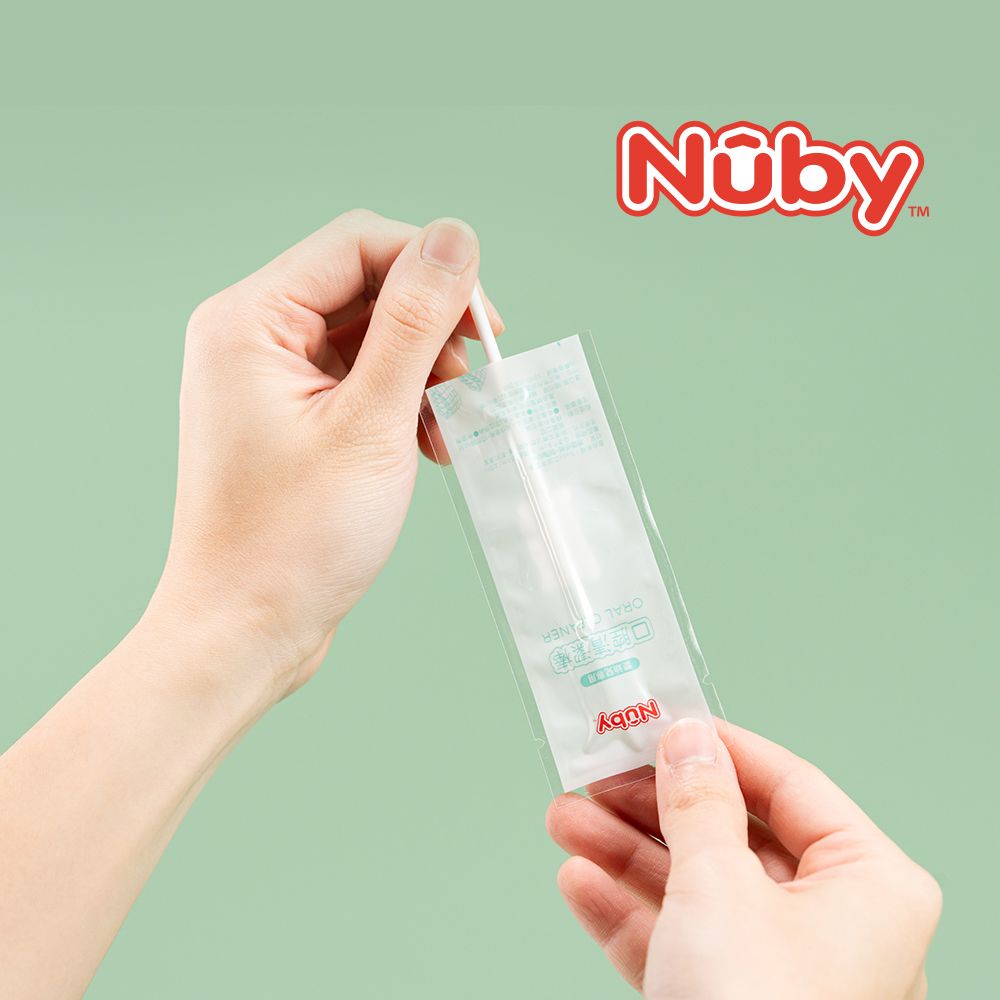 Nuby 口腔清潔棒_30入