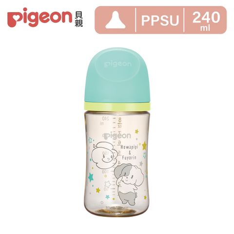 Pigeon 貝親 第三代母乳實感PPSU奶瓶240ml皮皮狗