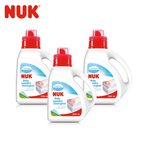 NUK 嬰兒洗衣精1000mlx3入