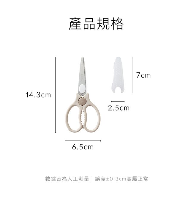 14.3cm產品規格6.5cm2.5cm7cm數據皆為人工  誤差±0.3cm實屬正常