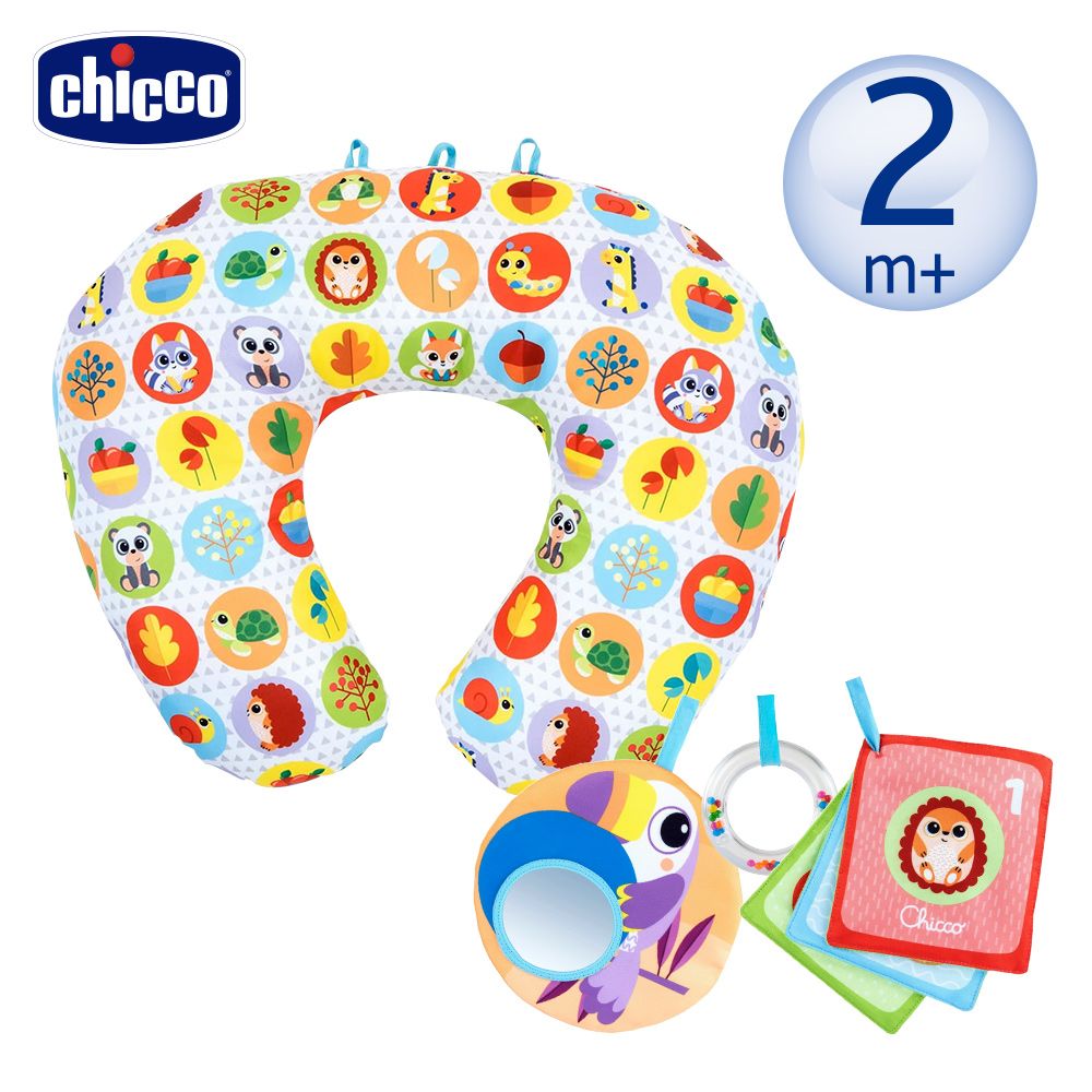 chicco -多功能魔法森林動物遊戲靠墊