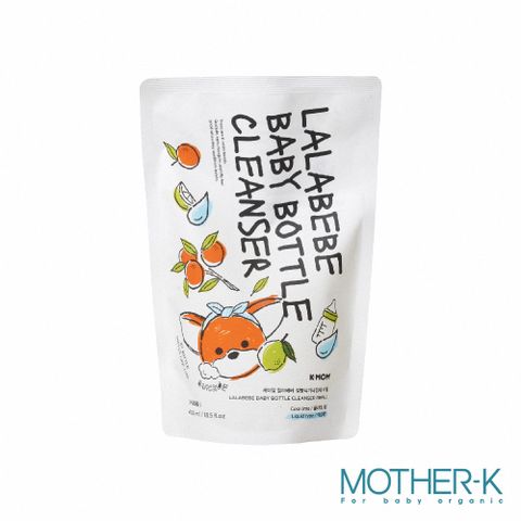 MOTHER-K LALABEBE 草本極淨蔬果奶瓶清潔劑400ml補充包