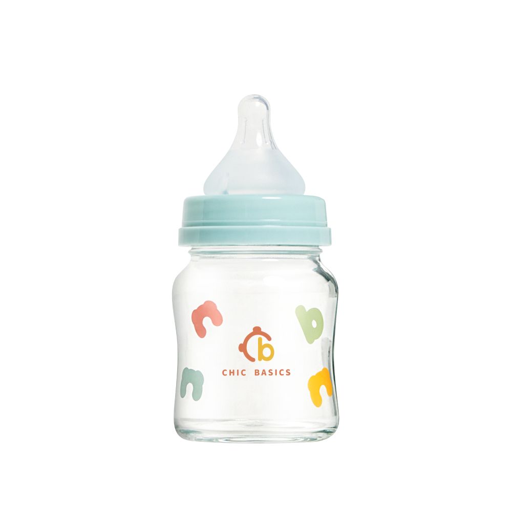 奇哥 親乳實感防脹氣玻璃奶瓶-寬口120ml